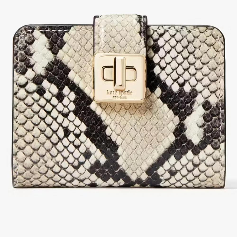 Kate Spade KF542 Phoebe Snake Embossed Small Card Holder